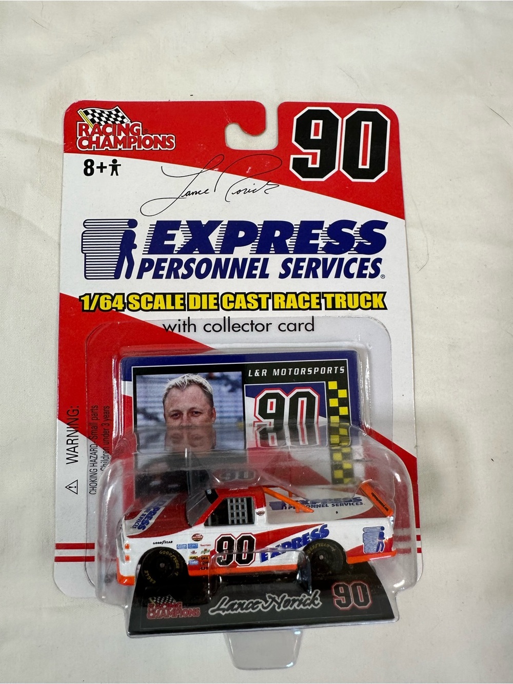 Racing Champions Express Personnel Services Race Truck Die Cast ERTL